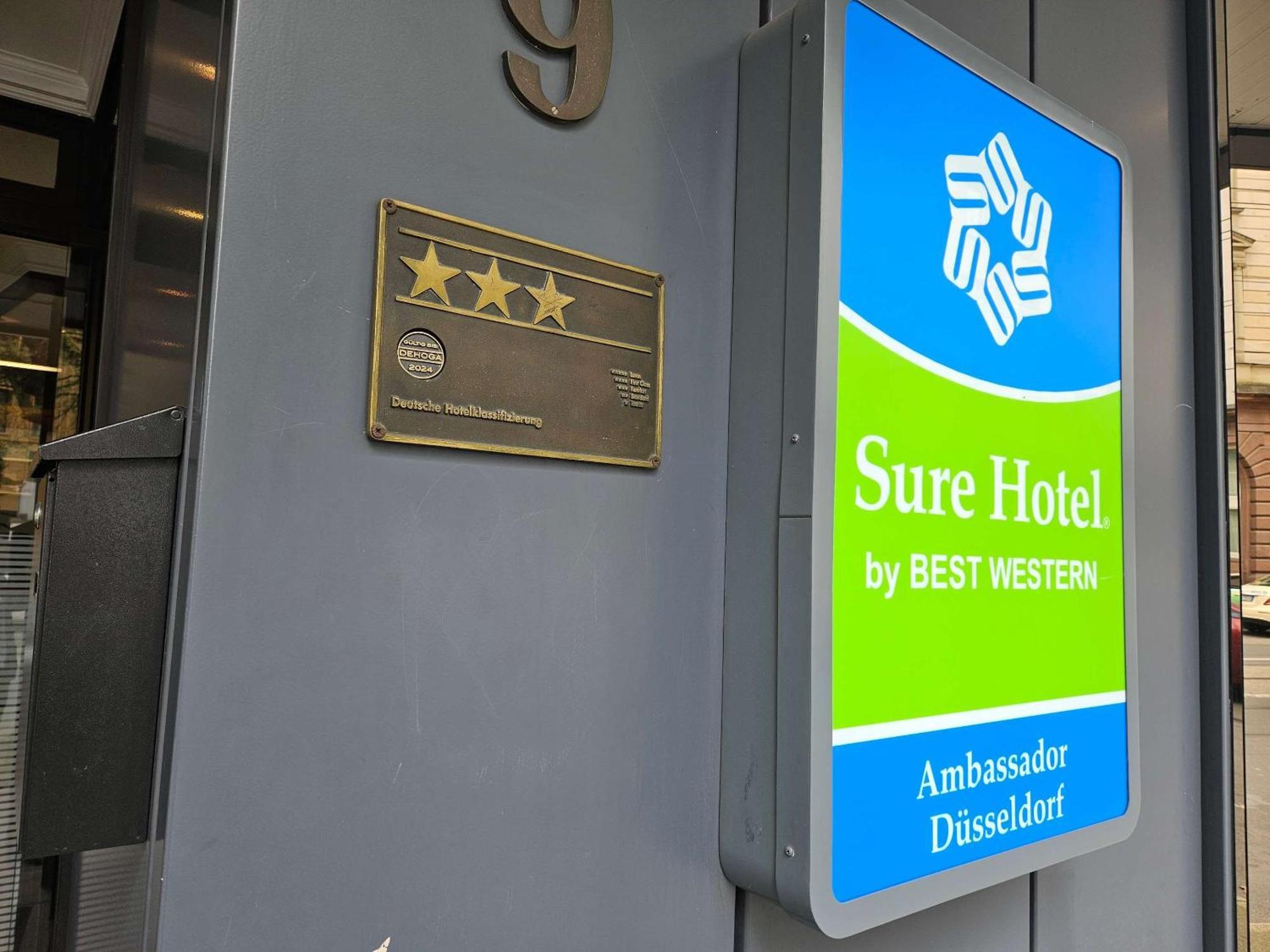 Sure Hotel By Best Western Ambassador Duesseldorf Düsseldorf Exteriör bild